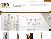 Tablet Screenshot of comprecachaca.com.br